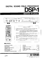 Yamaha DSP-1 - Service Manual